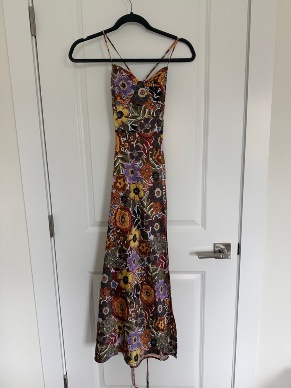 Silky Floral Dress